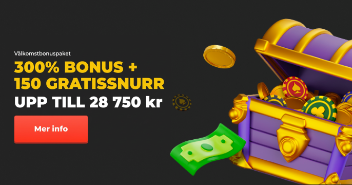 MegaRich Casino Välkomstbonus